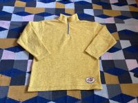 Vintage Fleece Pullover S M Y2K 80er 90er gelb 80s Sweater Friedrichshain-Kreuzberg - Friedrichshain Vorschau