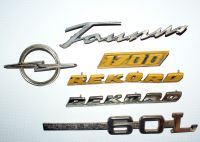 OPEL REKORD 1700 FORD Taunus Audi 60 L Emblem Orginal 6 Stück Niedersachsen - Seevetal Vorschau