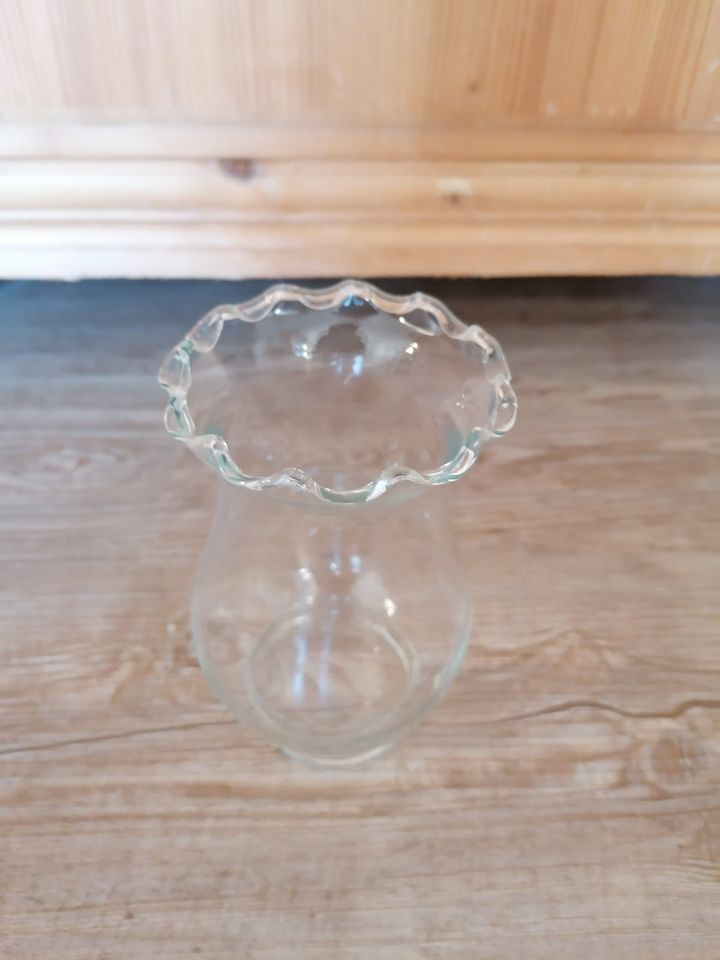 Retro Blumenvase, Glasvase in Poppenhausen