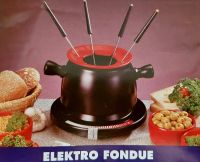 Elektrofondue weiß mit 6 isolierten Fondue-Gabeln Bremen - Schwachhausen Vorschau