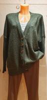 Strickjacke ZARA Strickweste Cardigan grün Gold Glitzer Gr. M Bayern - Beilngries Vorschau