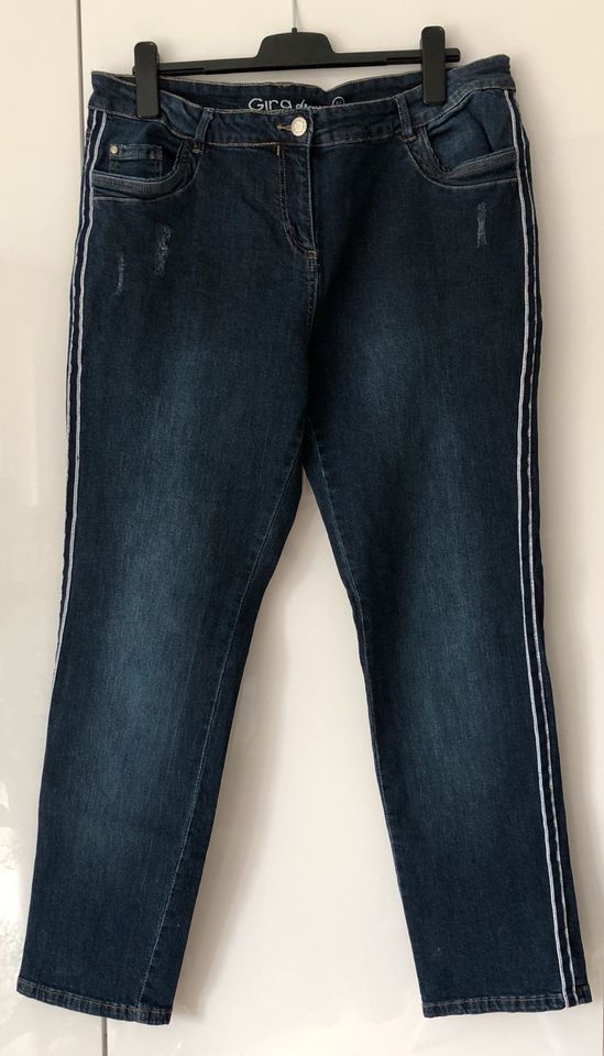 Gina Boyfriend Jeans mit Elasthan, Gr. 46, neuwertig in Worbis