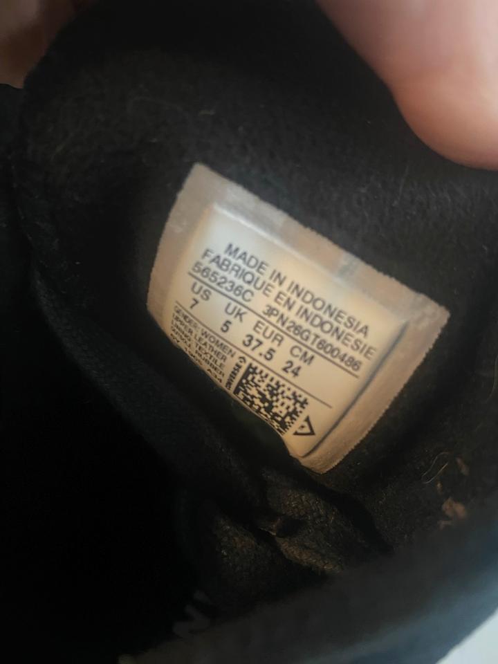 Converse Chucks High Top Sneaker Leder Damen Gr. 37,5 Schwarz in Feuchtwangen