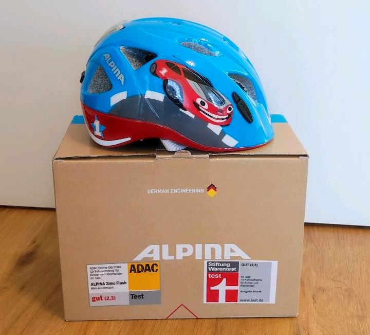 Kinderfahrradhelm "Alpina Ximo Flash Red Car" in Minden