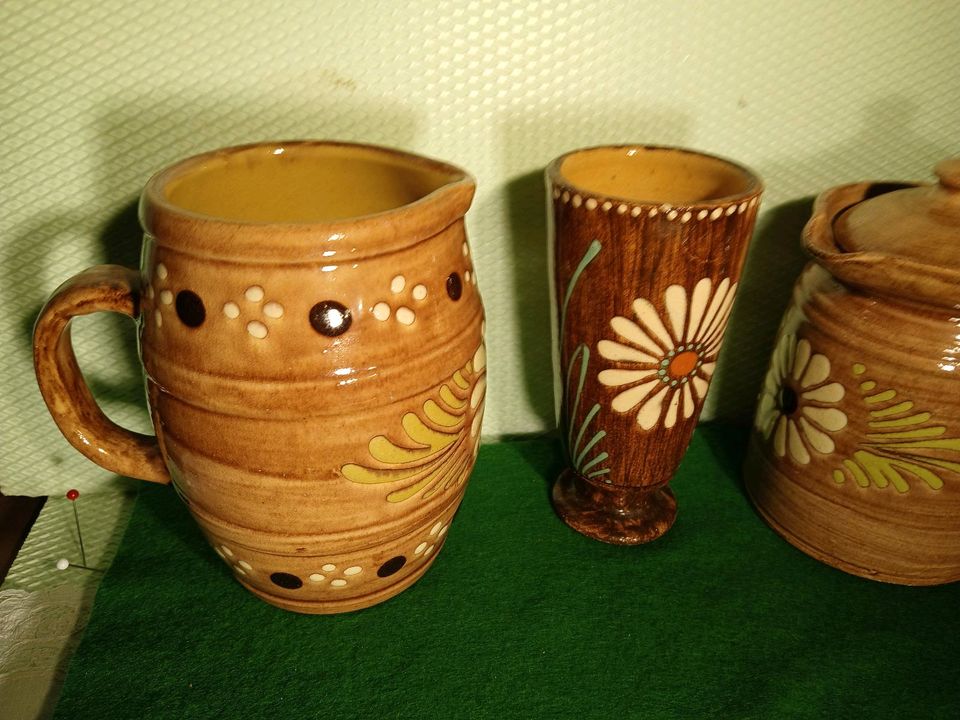 Elsässer Keramik 3 Teile in Oberhausen-Rheinhausen