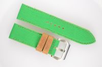 Mays Berlin Canvasarmband handmade Grün für Panerai 27/26 Nordrhein-Westfalen - Erkrath Vorschau