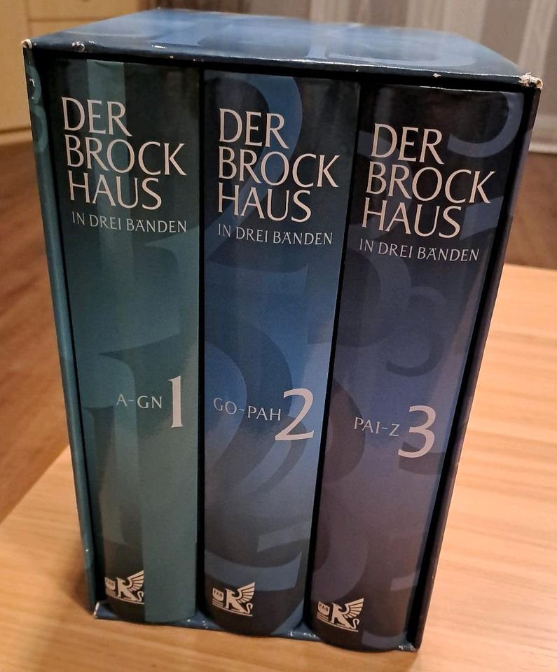 Brockhaus in drei Bänden # Versandkosten frei bestellen!! in Postbauer-Heng