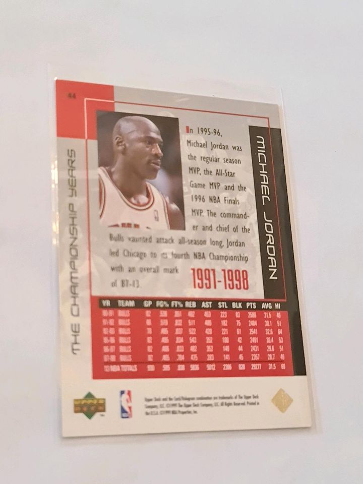 MICHAEL JORDAN Chicago Bulls Upper Deck Trading Card in Bremen