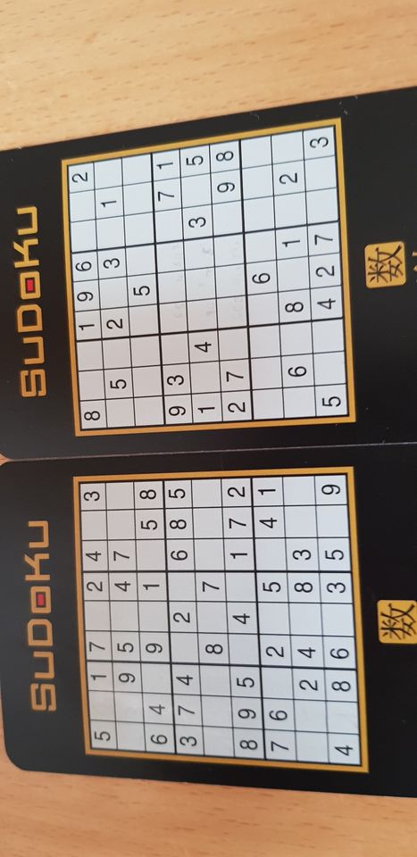 Sudoku auf Karten ASS in Großbeeren