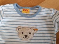 Steiff Shirt Sweatshirt blau weiss gestreift hellblau Teddy, 104 Stuttgart - Stuttgart-Ost Vorschau