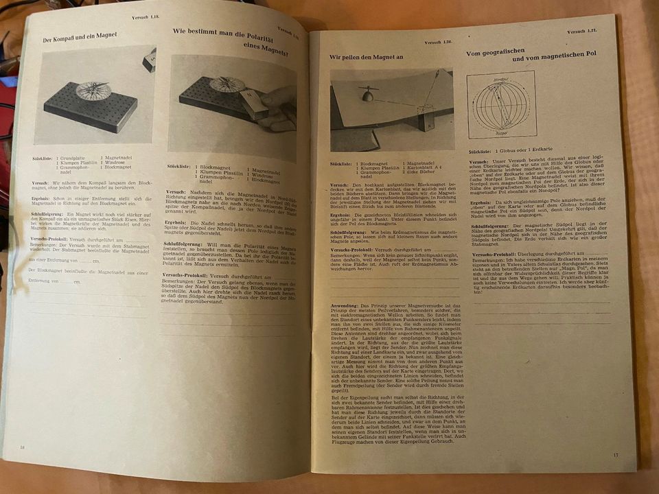 PIKO Elektrobaukasten mit Experimentebuch, DDR 1970-er Jahre in Meißen