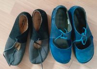 2x⚘️Bequeme Schnürschuhe⚘️38 Blau/Grau Nubukleder Gudrun Sjöden Bochum - Bochum-Süd Vorschau