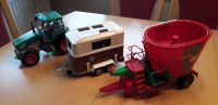 Schleich / Bruder Fuhrpark Traktor Pferdeanhänger Futtermisch Niedersachsen - Ritterhude Vorschau