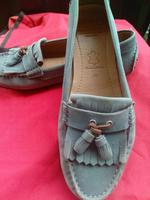 ECCO LEDER SLIPPER ITALIEN. BLAU. GR. 38 Düsseldorf - Heerdt Vorschau