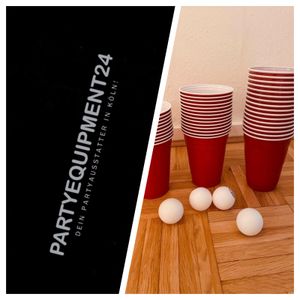 Beer Pong Tisch mieten  Beerpong Set Verleih - EVEPROCOM