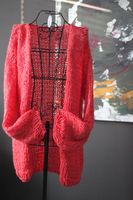 Weiche kuschel Strickjacke Cardigan rot oder grau neu S/M Niedersachsen - Lilienthal Vorschau