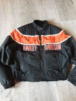 Harley Davidson Jacke Blouson, Gr. L schwarz-orange, Bündchen an Saarland - Wadern Vorschau