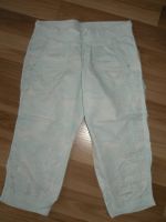 3/4 Mädchen Damen Sommer Hose Hellblau Mint Weiß Blüte H&M 170 34 Brandenburg - Plessa Vorschau