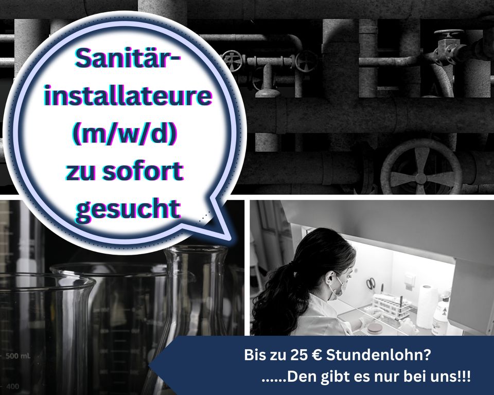 SANITÄRINSTALLATEURE (M/W/D) gesucht!!! Bis zu 25 € STUNDENLOHN!!! in  Niedersachsen - Syke | Weitere Berufe | eBay Kleinanzeigen ist jetzt  Kleinanzeigen