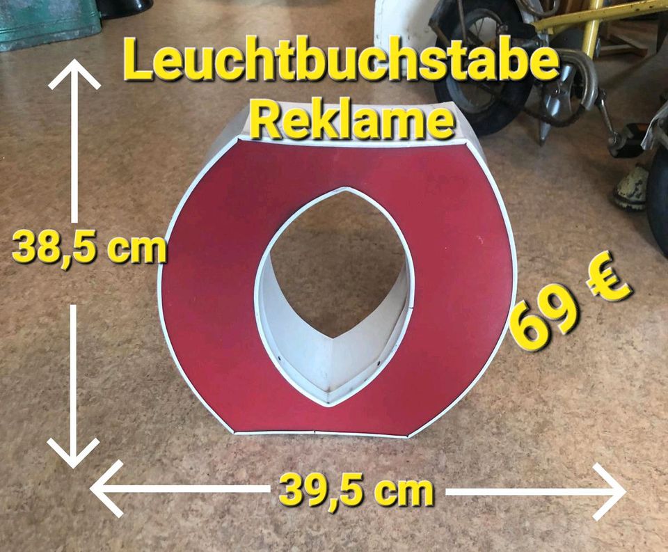 ❌️ Leuchtbuchstabe Reklame 69 € ❌️ in Rheinsberg