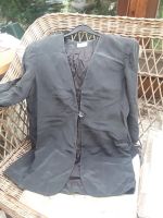 Dunkelblauer Seiden Blazer Jacke Gr. 44 Brandenburg - Wandlitz Vorschau