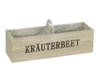 Holz Kasten "Kräuterbeet" Pflanzkasten Vintage natur 42x12cmH12cm Nordrhein-Westfalen - Vlotho Vorschau