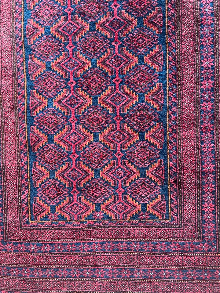 Teppich 110x180 vintage pink blau orange rot in Hamburg