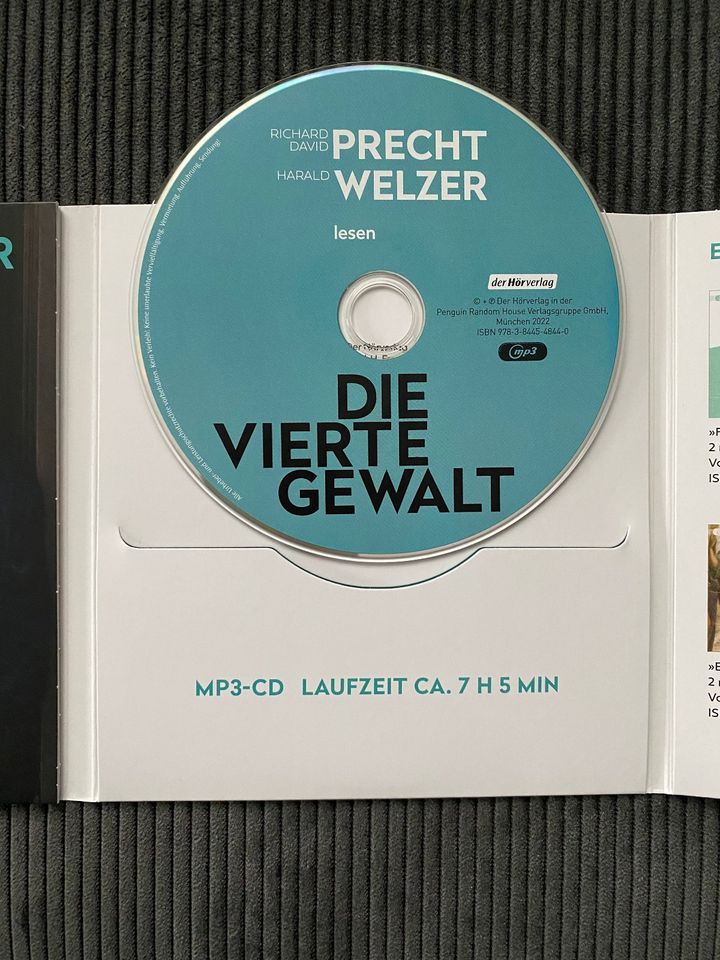 Hörbuch Precht / Welzer: Die vierte Gewalt [mp3-CD] in Oldenburg