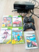 XBOX 360 mit 2 Controllern/ 5 Spielen Nordrhein-Westfalen - Rüthen Vorschau