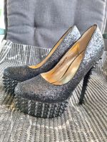 Mega Highheels Nieten Glitzer Gr 38, Clubwear Bochum - Bochum-Wattenscheid Vorschau