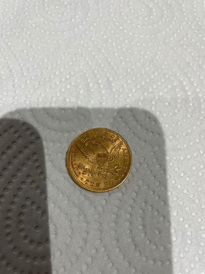 10 Dollar Liberty Head Gold, 1898 oder Tausch gg. 1 Unze Platin in Neunkirchen