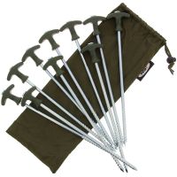 Zeltheringe Bivvy Pegs Erdspieße 10stk / 30cm lang mit beutel Niedersachsen - Elze Vorschau