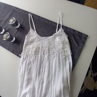 Kleid im italien Style, dünn und leicht, weiß, Gr. S / M Niedersachsen - Oldenburg Vorschau