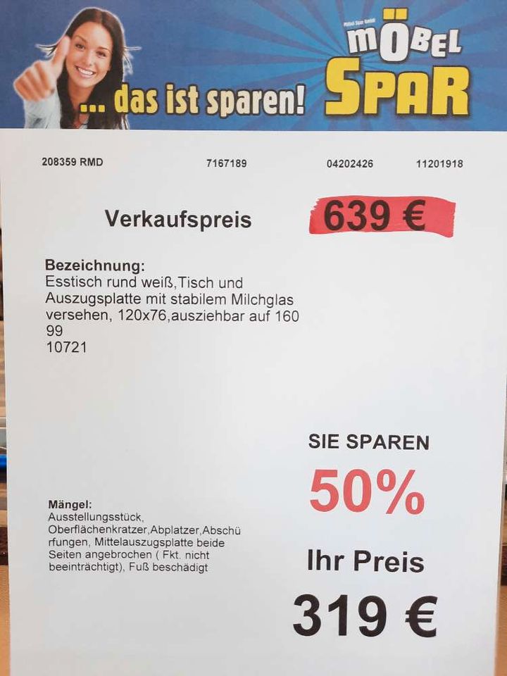 Tische, Esstisch rund,statt 639€ in Leipzig