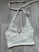 Neckholder Top gestrickt Sachsen - Meißen Vorschau