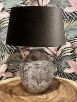 Colmore Tischlampe mit Samtlampenschirm Lampe Leuchte Mediterran Nordrhein-Westfalen - Mönchengladbach Vorschau