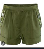 H&M Shorts grün/khaki mit Strasssteinen 36 Rheinland-Pfalz - Höhr-Grenzhausen Vorschau