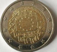 2 Euro Münze Einigkeit u. Recht u. Freiheit 1985-2015  BRD Baden-Württemberg - Rosengarten Vorschau