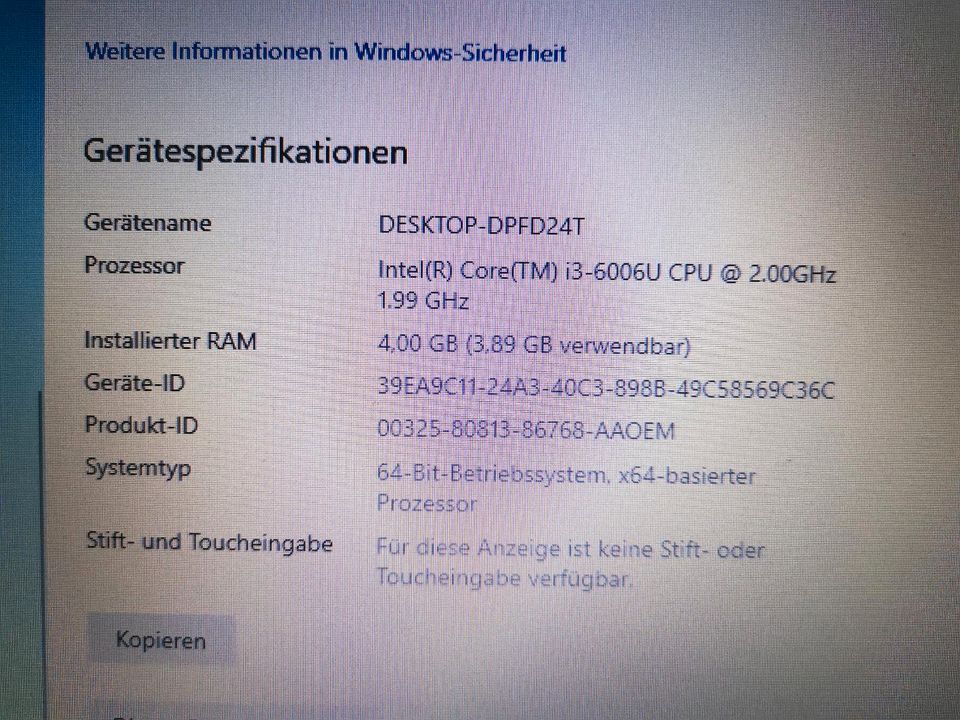 ASUS Laptop R541U in Weimar (Lahn)