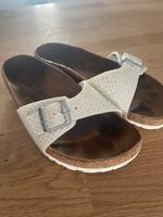 Birkenstock weiß / silber Größe 39 Bayern - Haibach Unterfr. Vorschau