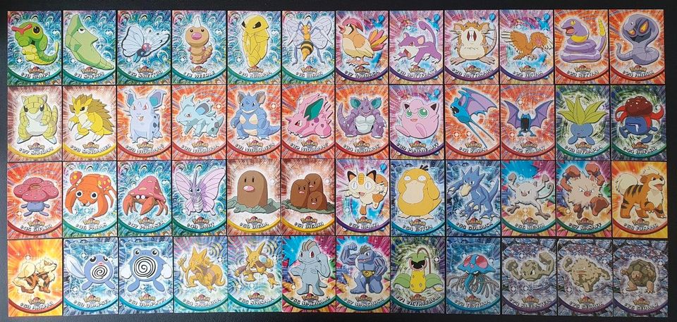 48x Topps Karten Non Holo Pokemon Sammlung TV Animation Simsala in Großenkneten