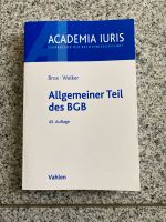 Jura: Brox / Walker - Allgemeiner Teil des BGB Nordrhein-Westfalen - Mönchengladbach Vorschau