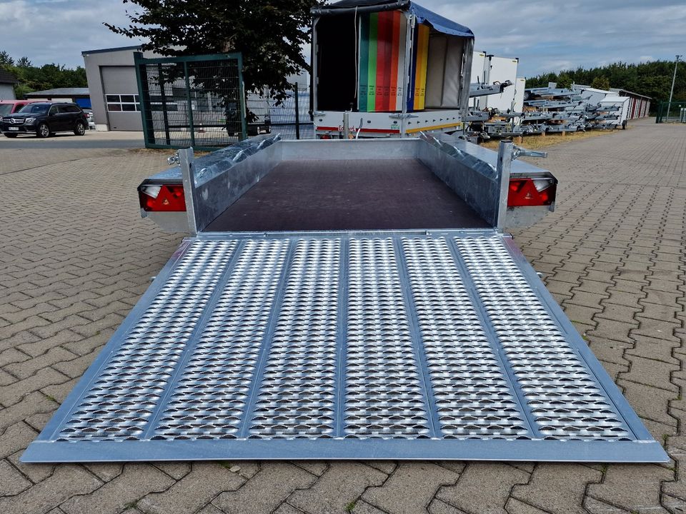 3,5to. Vlemmix Baggertransporter 3x1,5m Neu Minibaggeranhänger in Marl