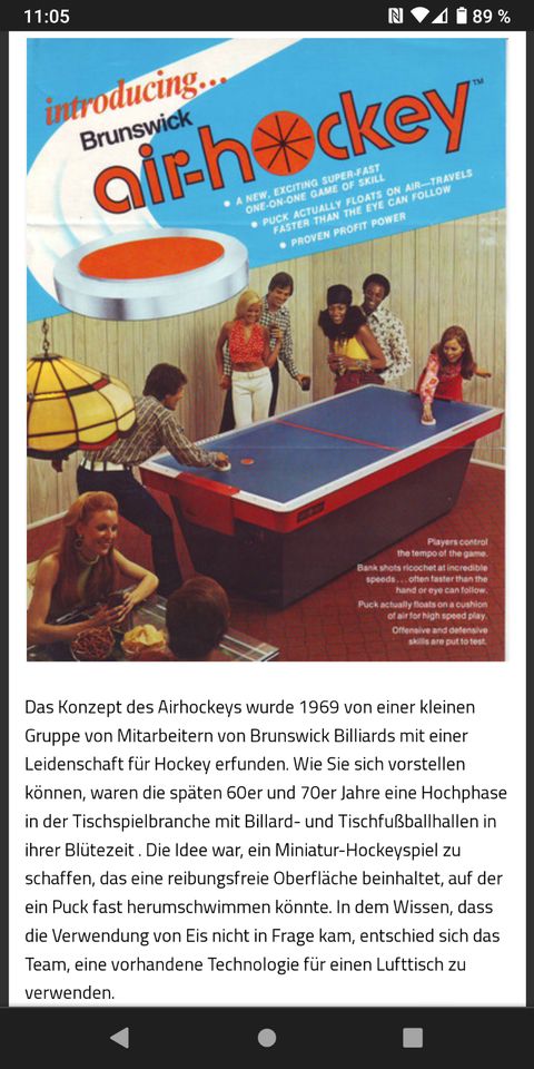 Brunswick Airhockey Tisch Model 748 in Bad Neuenahr-Ahrweiler