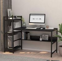 Schreibtisch desk büro industrial Style schwarz mit Ablage Office Hessen - Rüsselsheim Vorschau