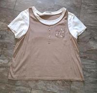 T-Shirt Bon Prix Größe 48 beige Bayern - Vöhringen Vorschau