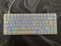 Gaming Tastatur Nyfter weiß | Mechanisch | DE Layout | RGB Mecklenburg-Vorpommern - Neubrandenburg Vorschau