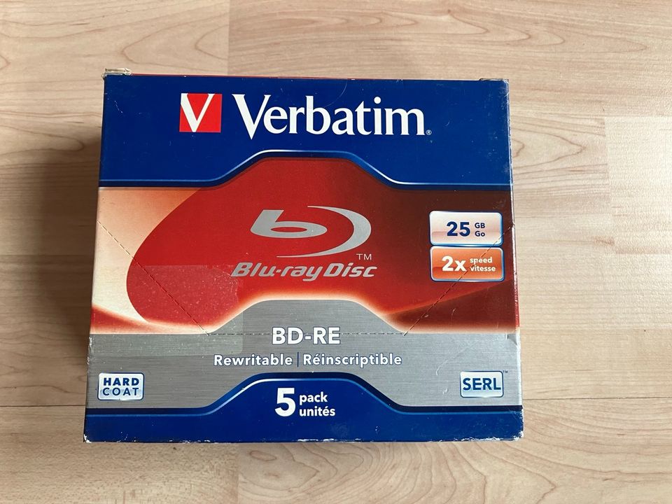 9x Verbatim BD-RE Blue-ray Disc 25GB 2x Speed in Köln