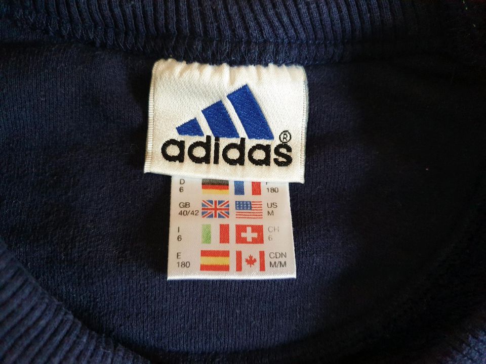 Adidas Pullover/Pulli/Sweater Vintage 90er in Kalbach