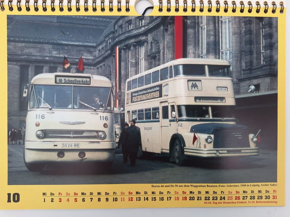 Kalender 2008 Historische Nutzfahrzeuge in der DDR in Liebschützberg